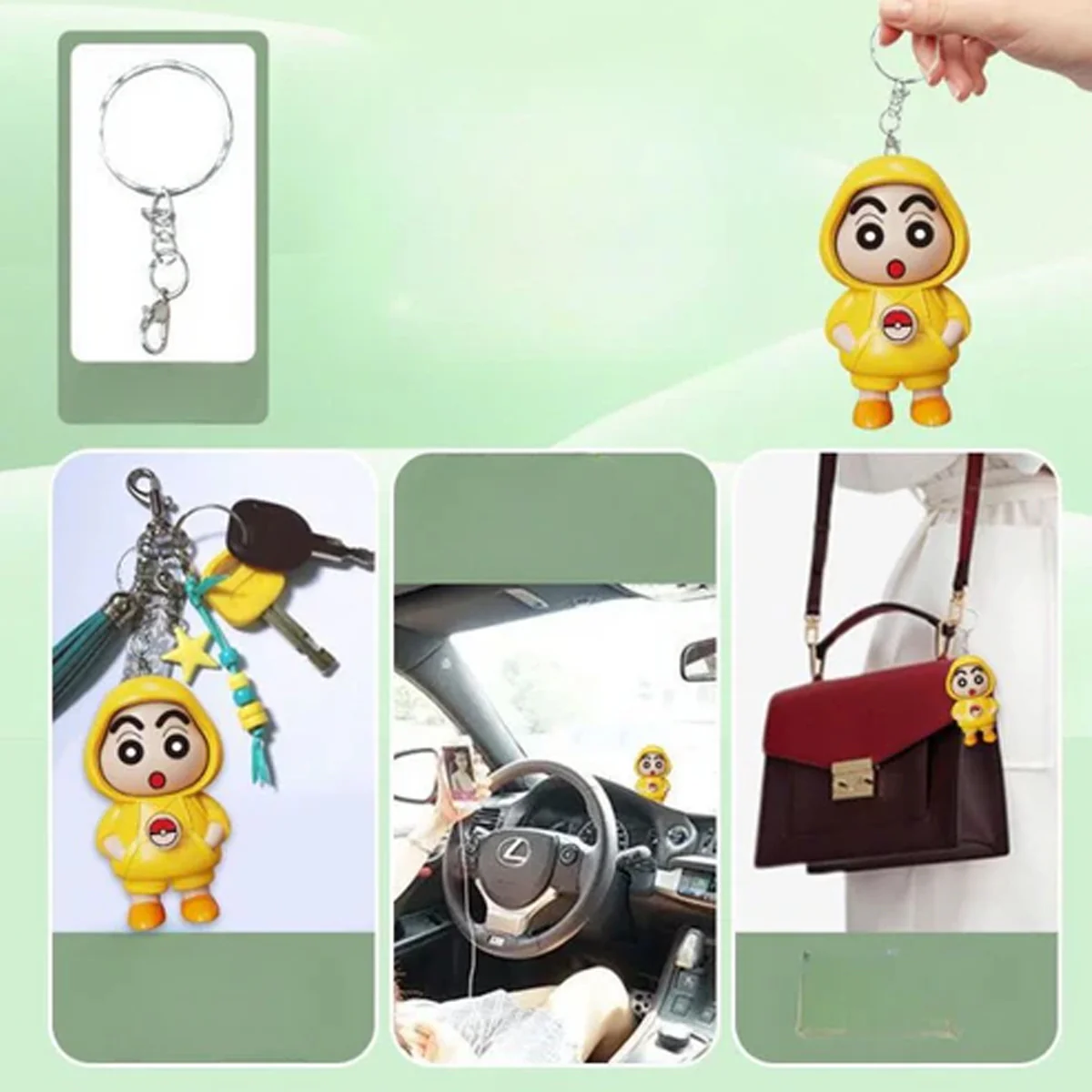AM5588 Face Changing Doll Toy with Keyring (1 Pc / Mix Color) - Image 6