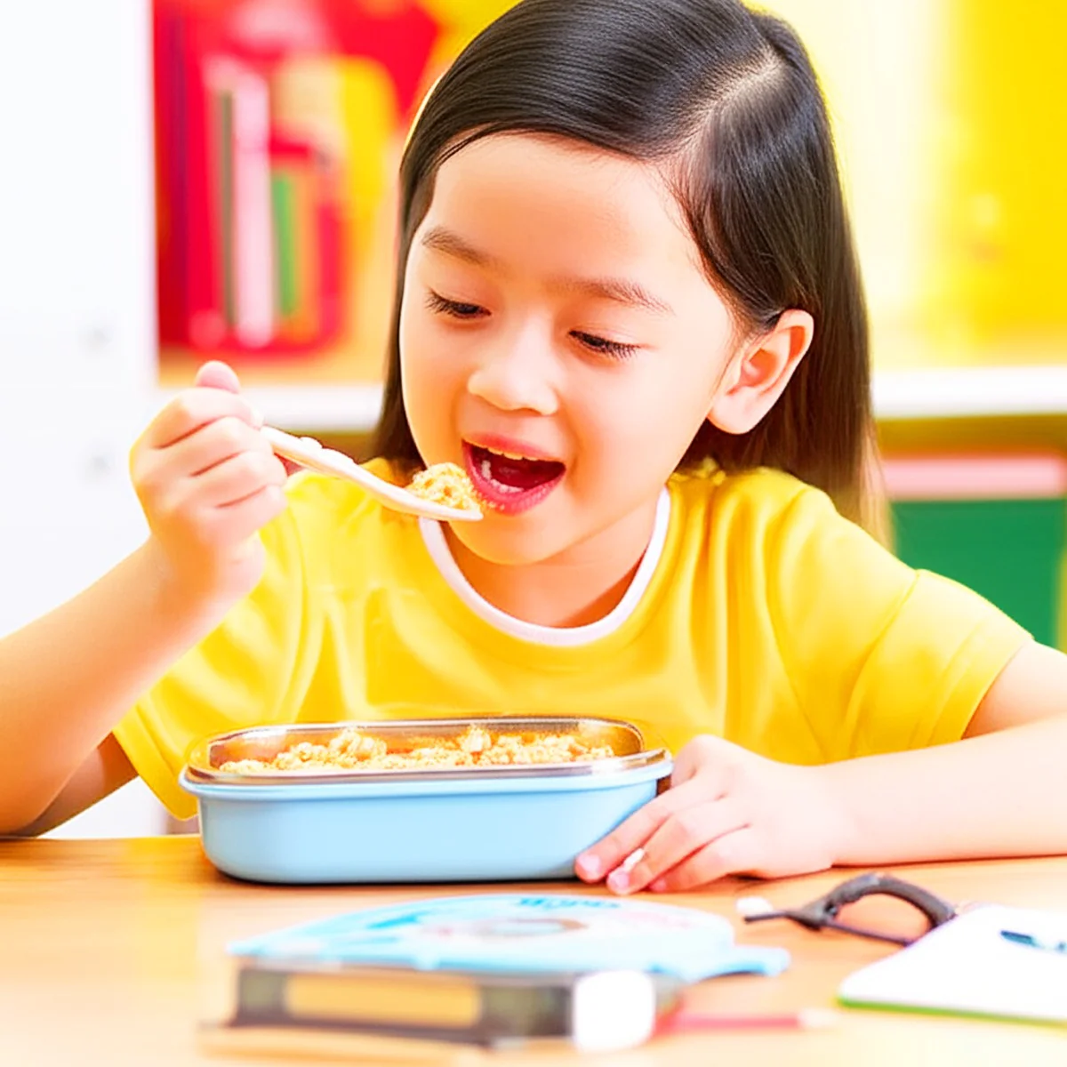 AM5593 Bitebuddy Stainless Steel Lunch Box for Kids - Image 7