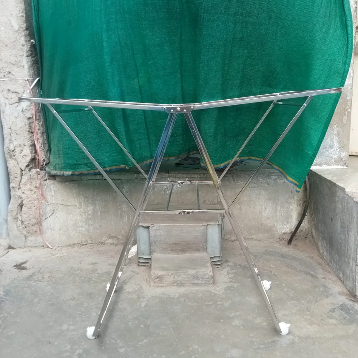 AM5612 NFDP Butterfly Single Stainless Steel Foldable Wing Style Cloth Dryer/Clothes Drying Stand - Image 9