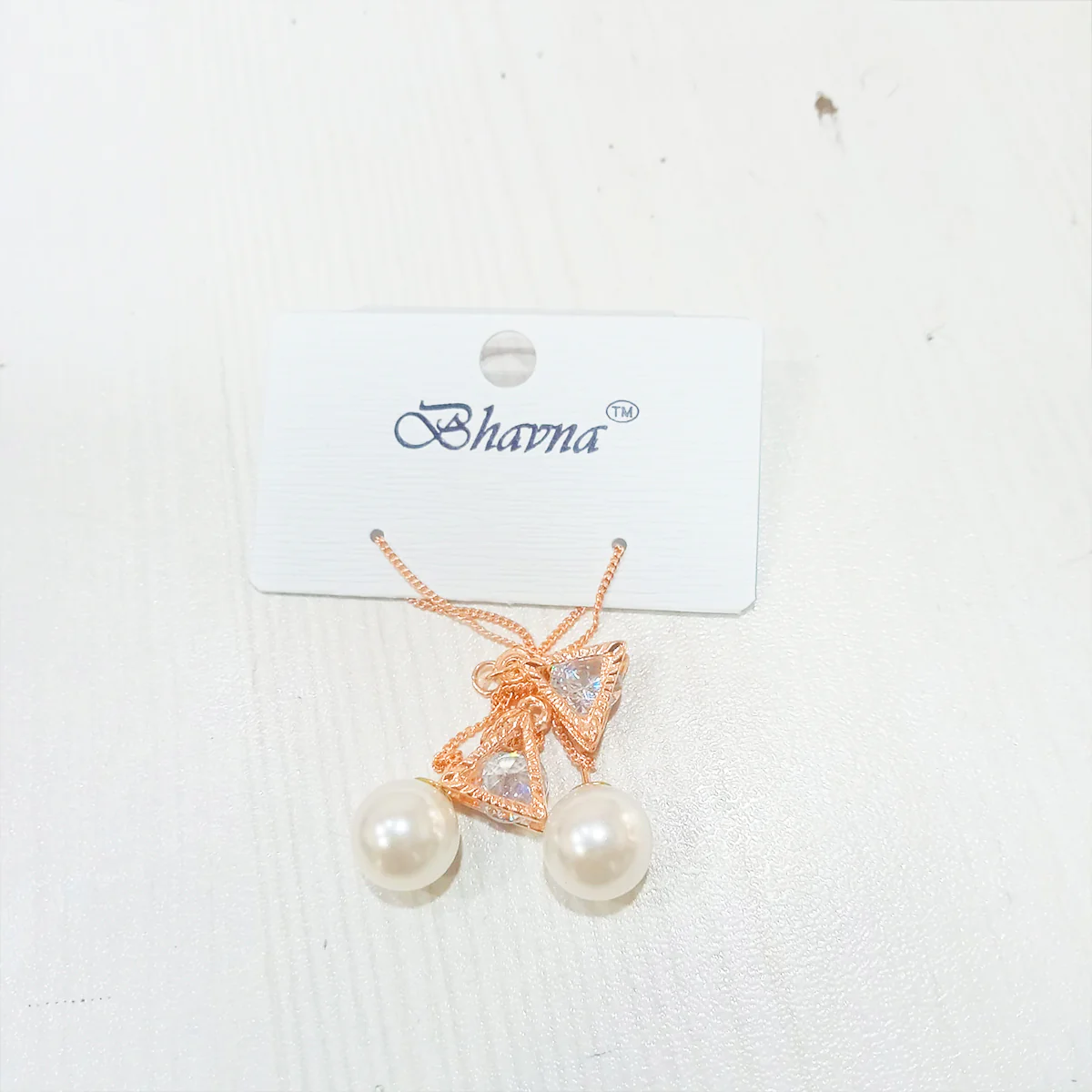 AM5627 Multi-Design Pearl and Crystal Dangle Drop Earrings for Women - Image 4