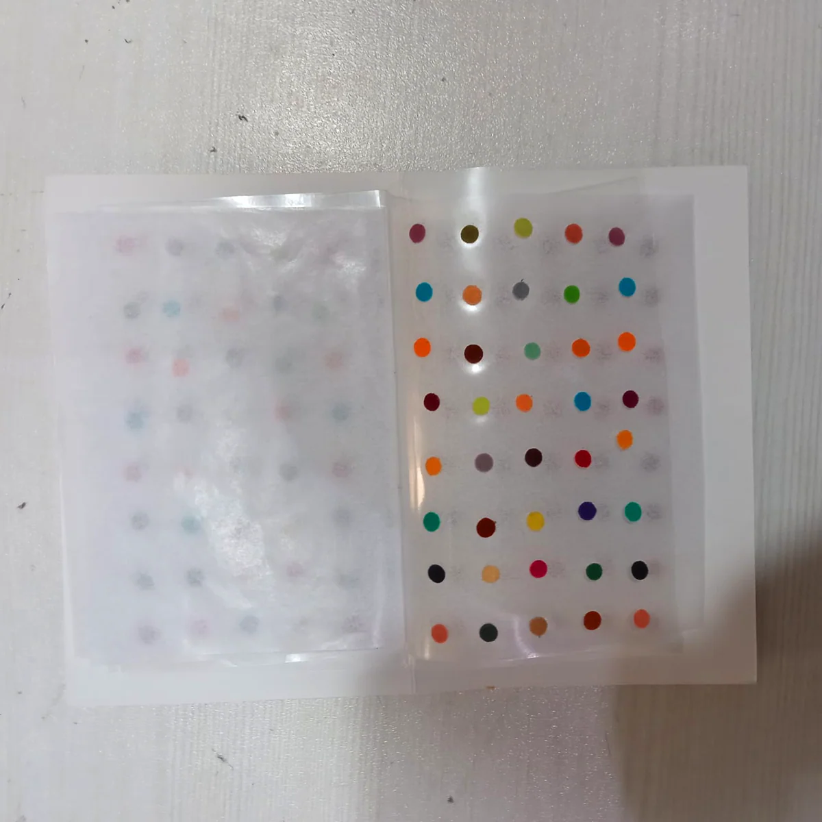 AM5636 Round Multicolor & Multi-Size Regular Bindi for Forhead - Set of 1 - Image 5