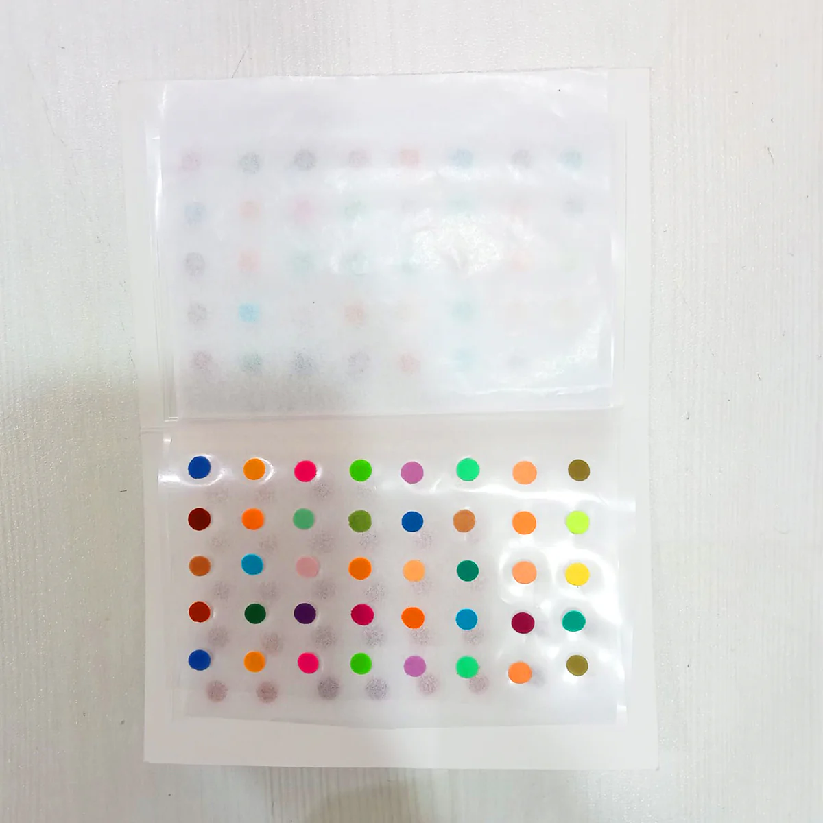 AM5636 Round Multicolor & Multi-Size Regular Bindi for Forhead - Set of 1 - Image 6