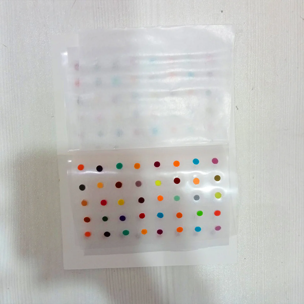 AM5636 Round Multicolor & Multi-Size Regular Bindi for Forhead - Set of 1 - Image 7