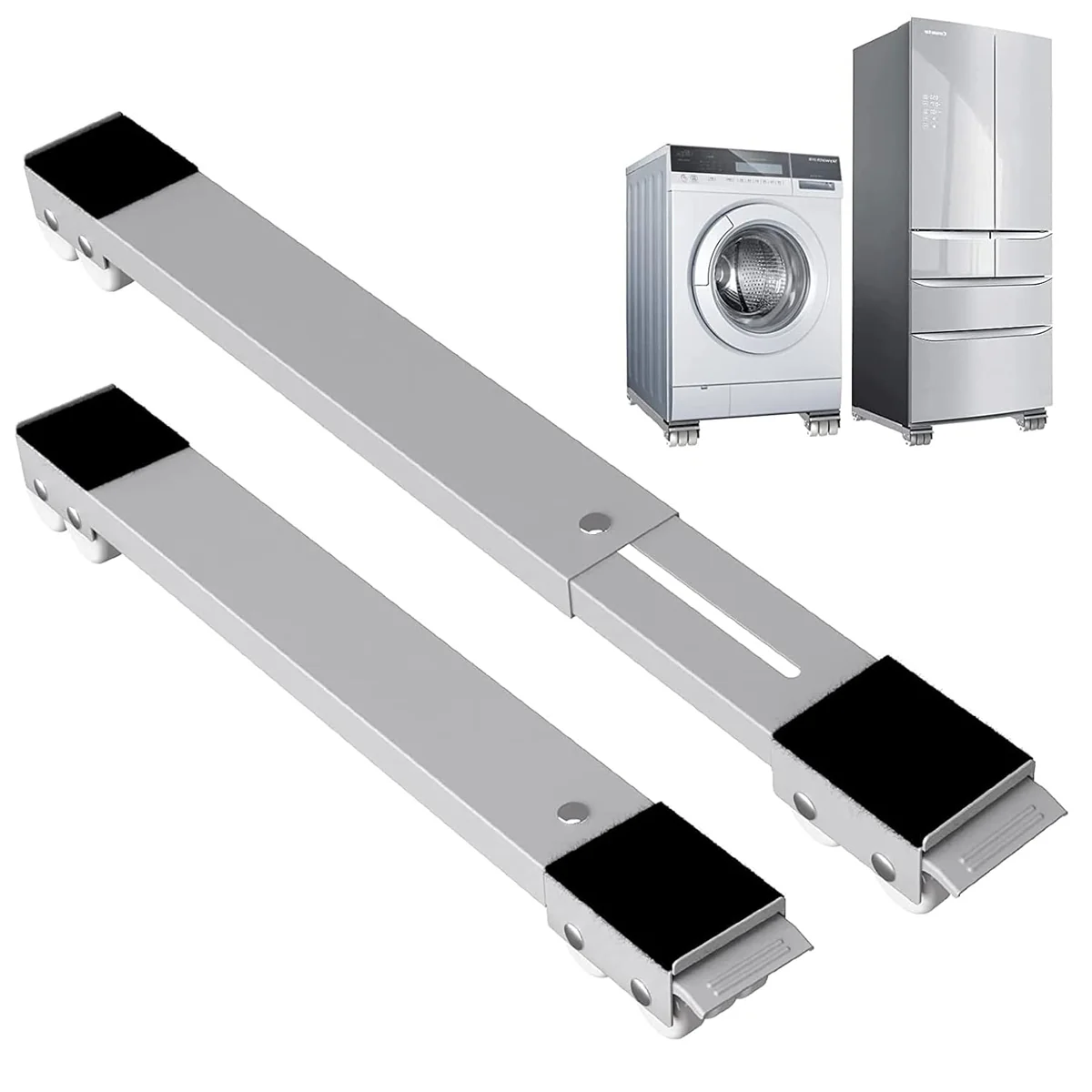 AM5642 Furniture Movers Heavy Duty Extensible Appliance Roller Furniture Lifter Mover (Pack of 2Pcs) for Washing Machines, Refrigerators