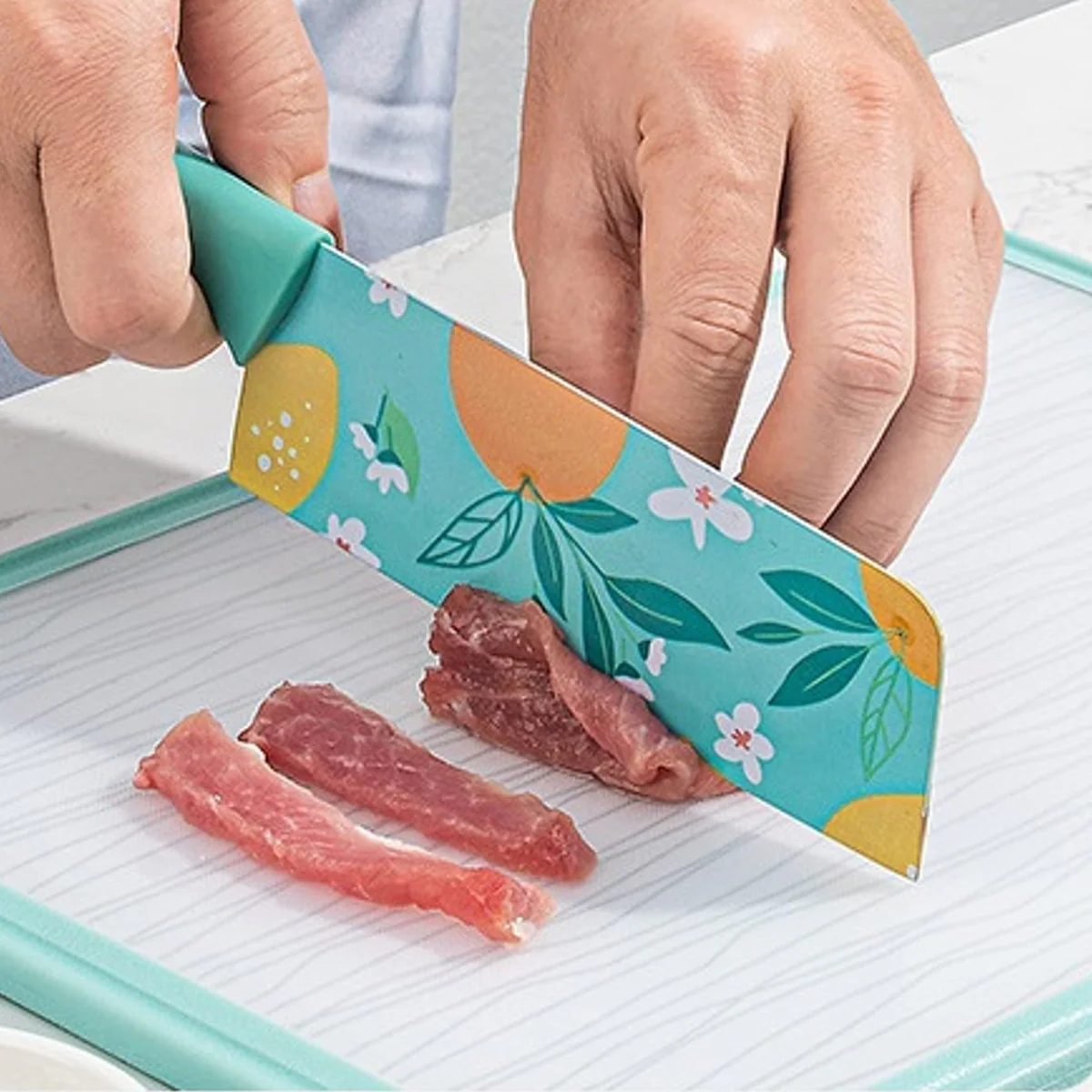 AM5667 Stainless Steel Large Knife Color Printed , Chef's & Cleaver Kitchen Knife - Image 3