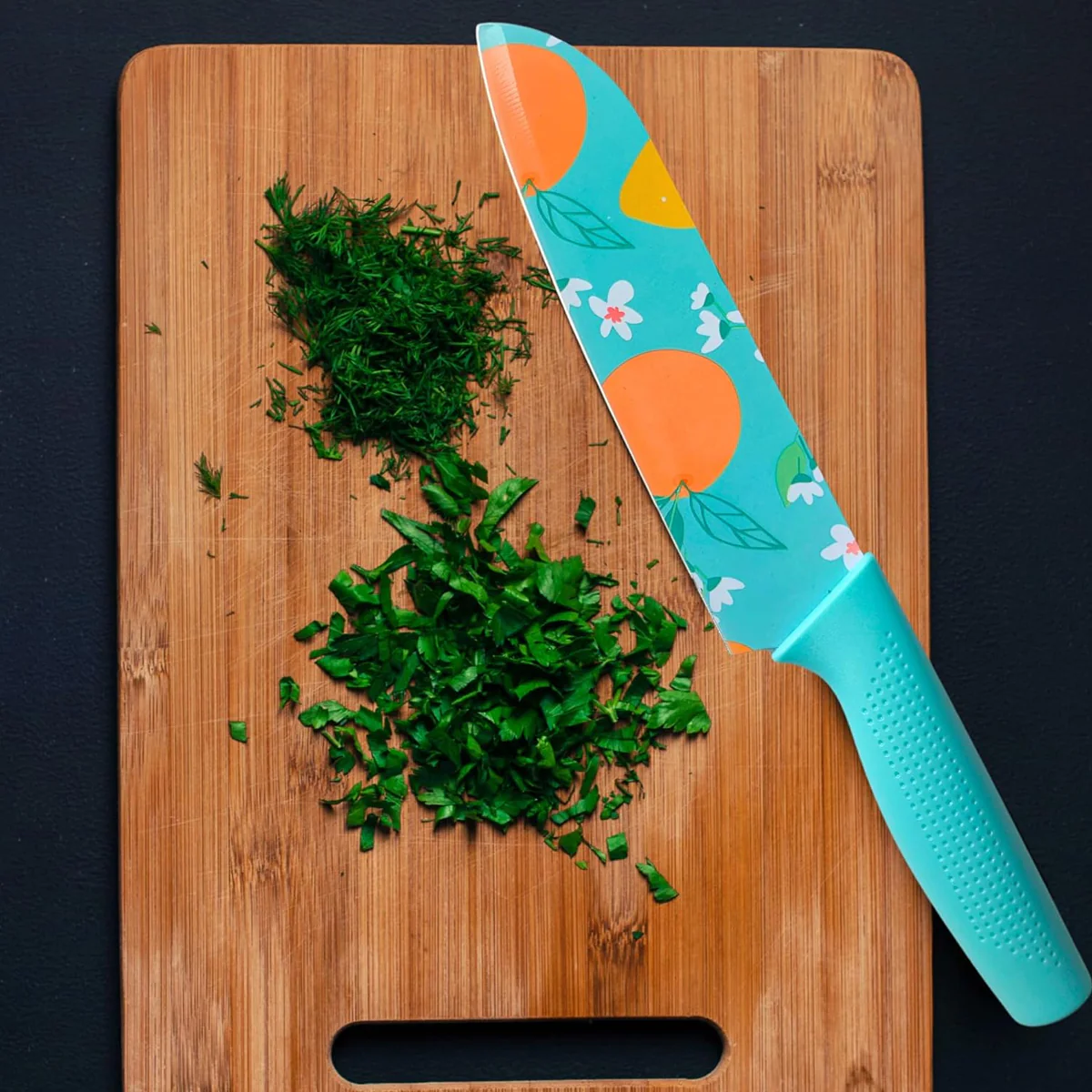 AM5668 Stainless Steel Medium Knife Color Printed , Chef's & Cleaver Kitchen Knife