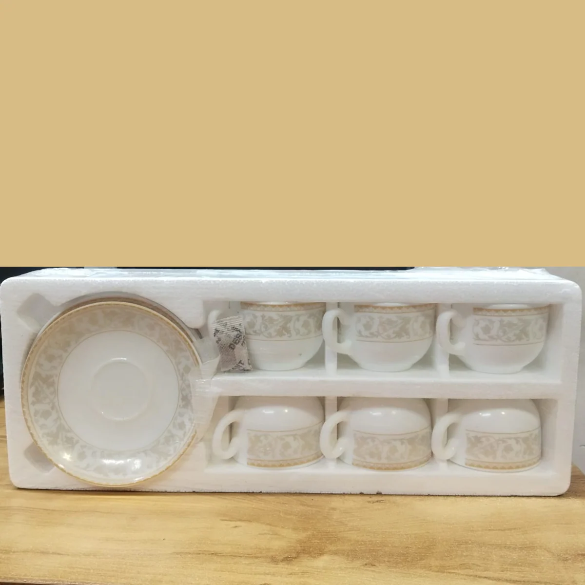 AM5671 Cello Divine Costa Multi-Design Cup & Saucer (Set of 6 Pcs) - Image 5