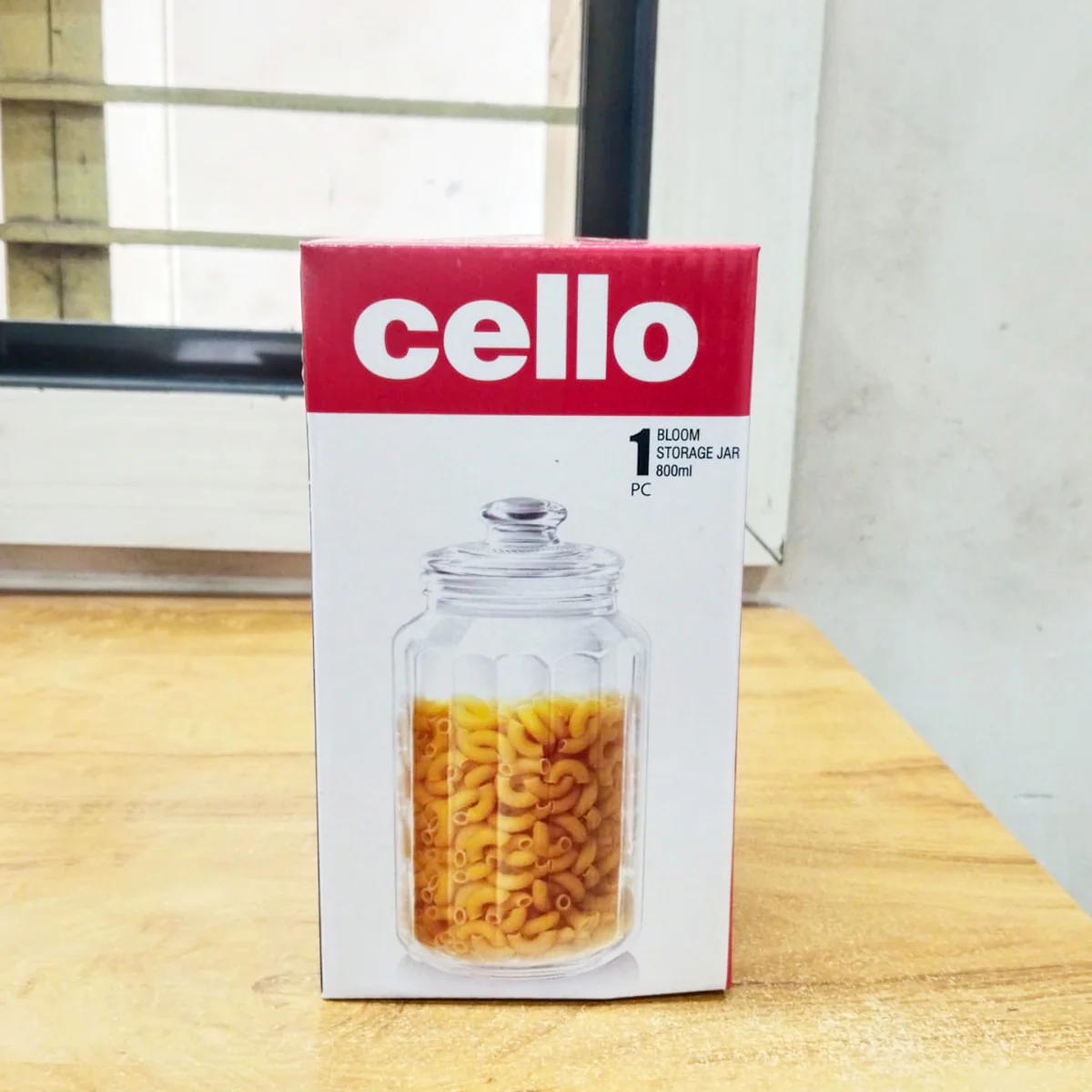 AM5676 CELLO Bloom Storage Glass Jar (800ml) for Cookie Jar, with Air Tight for Kitchen Dried Masala (Pack 1) - Image 10