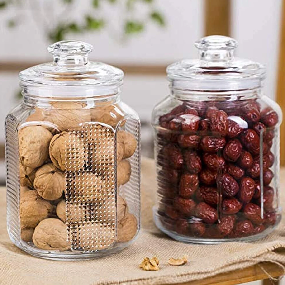 AM5676 CELLO Bloom Storage Glass Jar (800ml) for Cookie Jar, with Air Tight for Kitchen Dried Masala (Pack 1) - Image 2