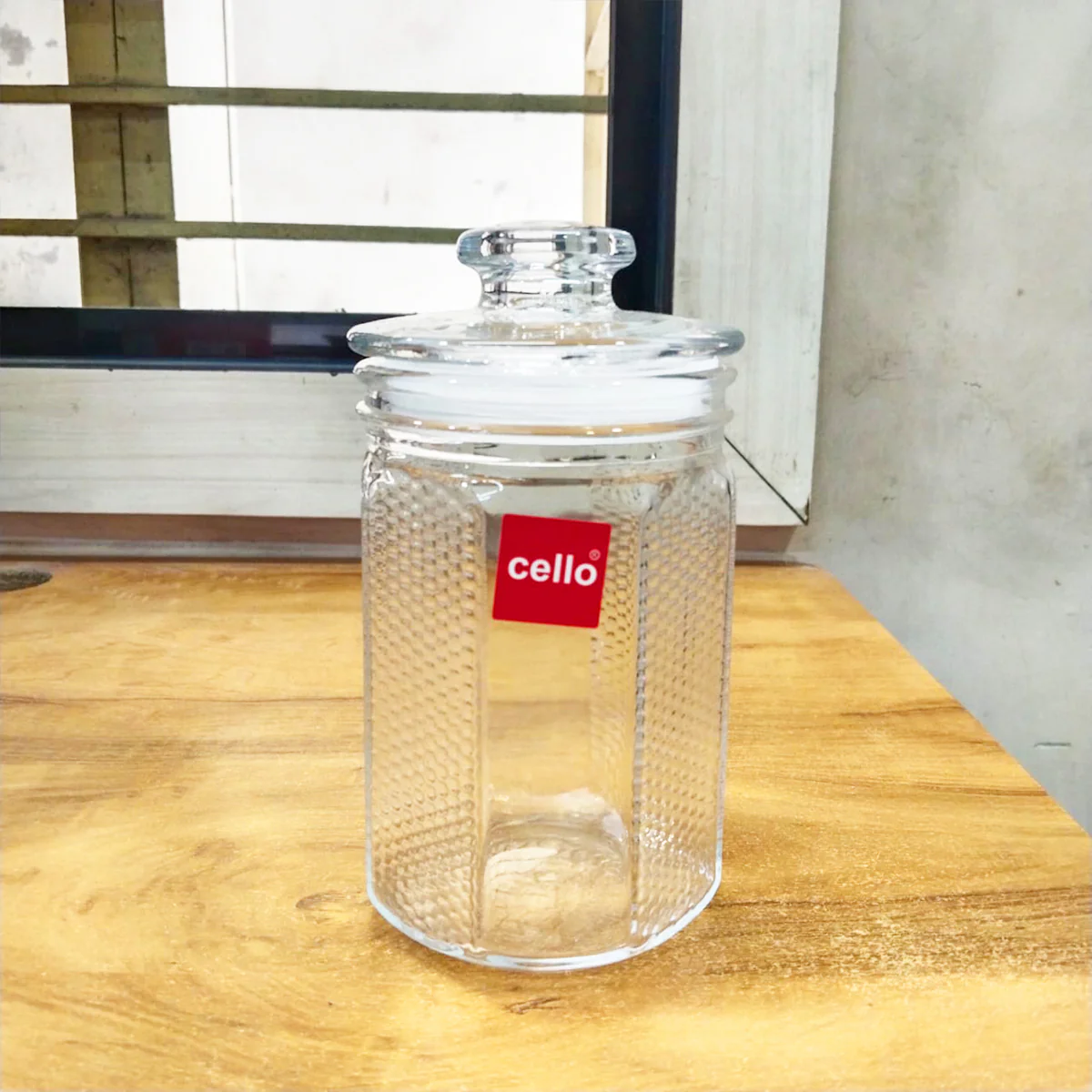 AM5676 CELLO Bloom Storage Glass Jar (800ml) for Cookie Jar, with Air Tight for Kitchen Dried Masala (Pack 1) - Image 8