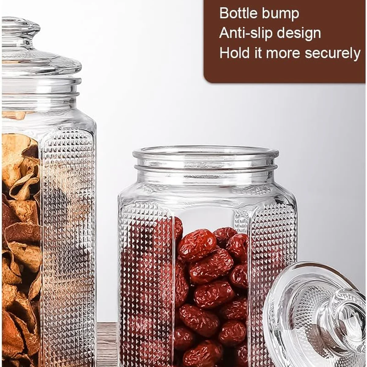 AM5679 CELLO Bloom Storage Glass Jar (3 Ltr) for Cookie Jar, with Air Tight for Kitchen Dried Masala (Pack 1) - Image 2