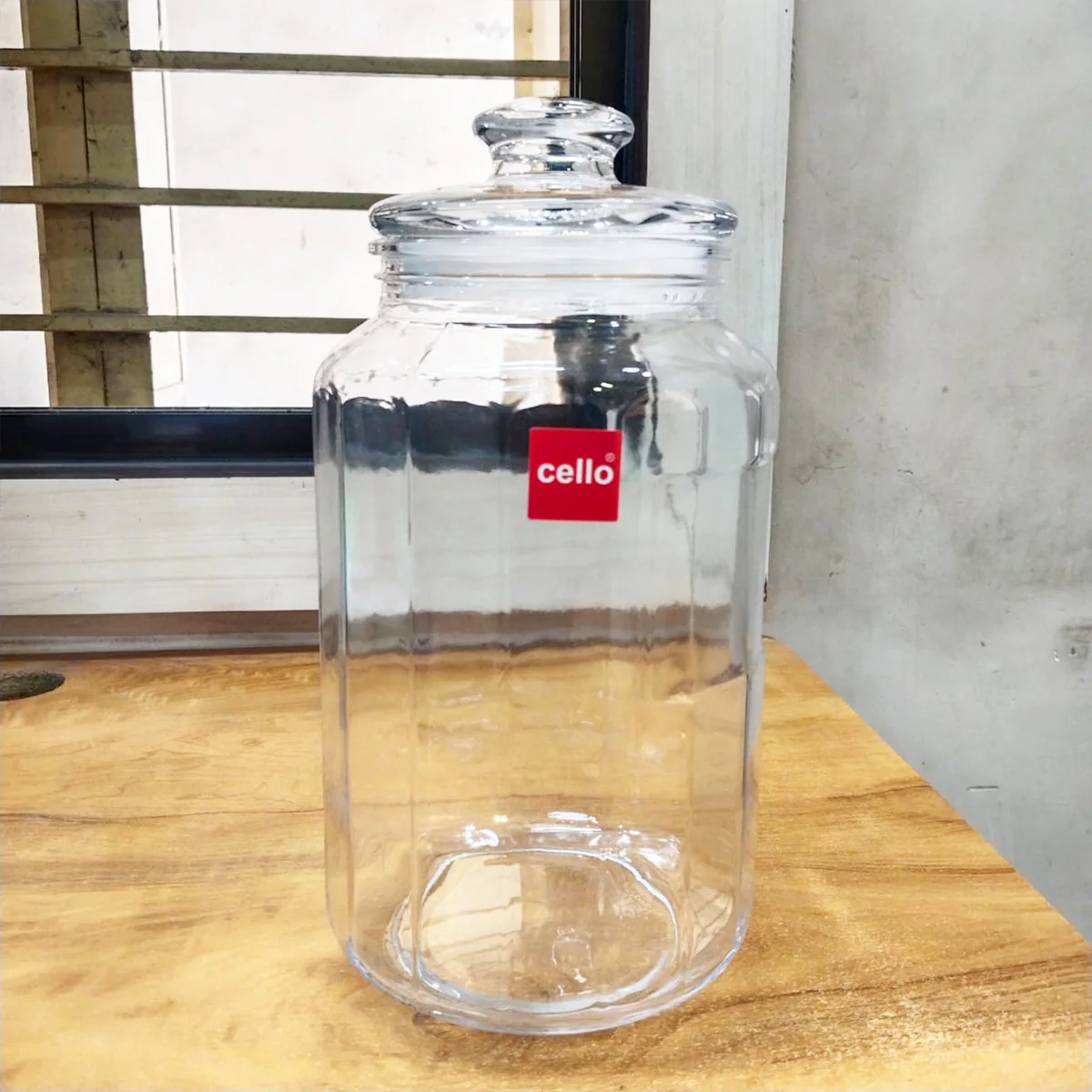 AM5679 CELLO Bloom Storage Glass Jar (3 Ltr) for Cookie Jar, with Air Tight for Kitchen Dried Masala (Pack 1) - Image 9