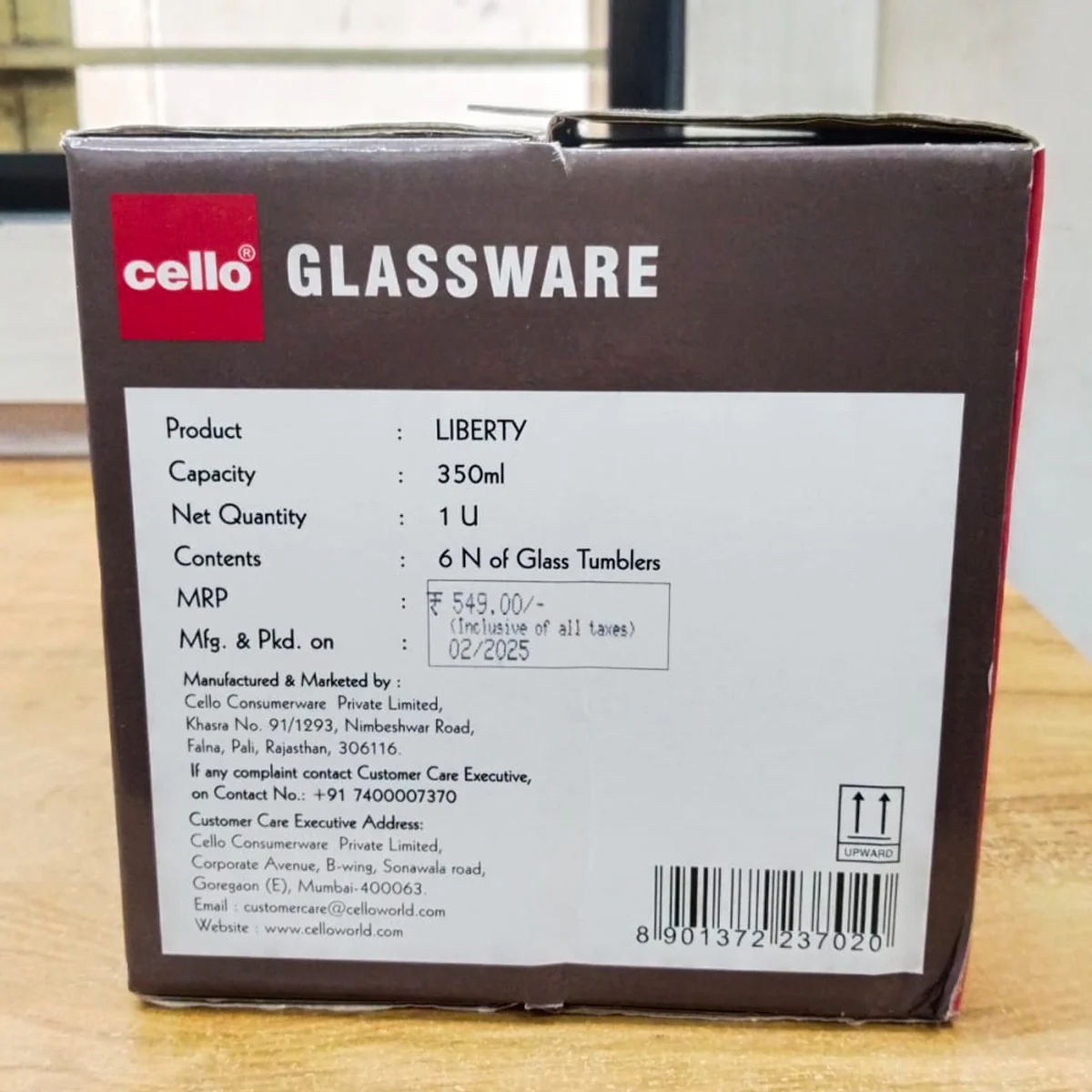 AM5687	Cello Liberty Hi Ball tumbler 350ml - 6pcs set - Image 5