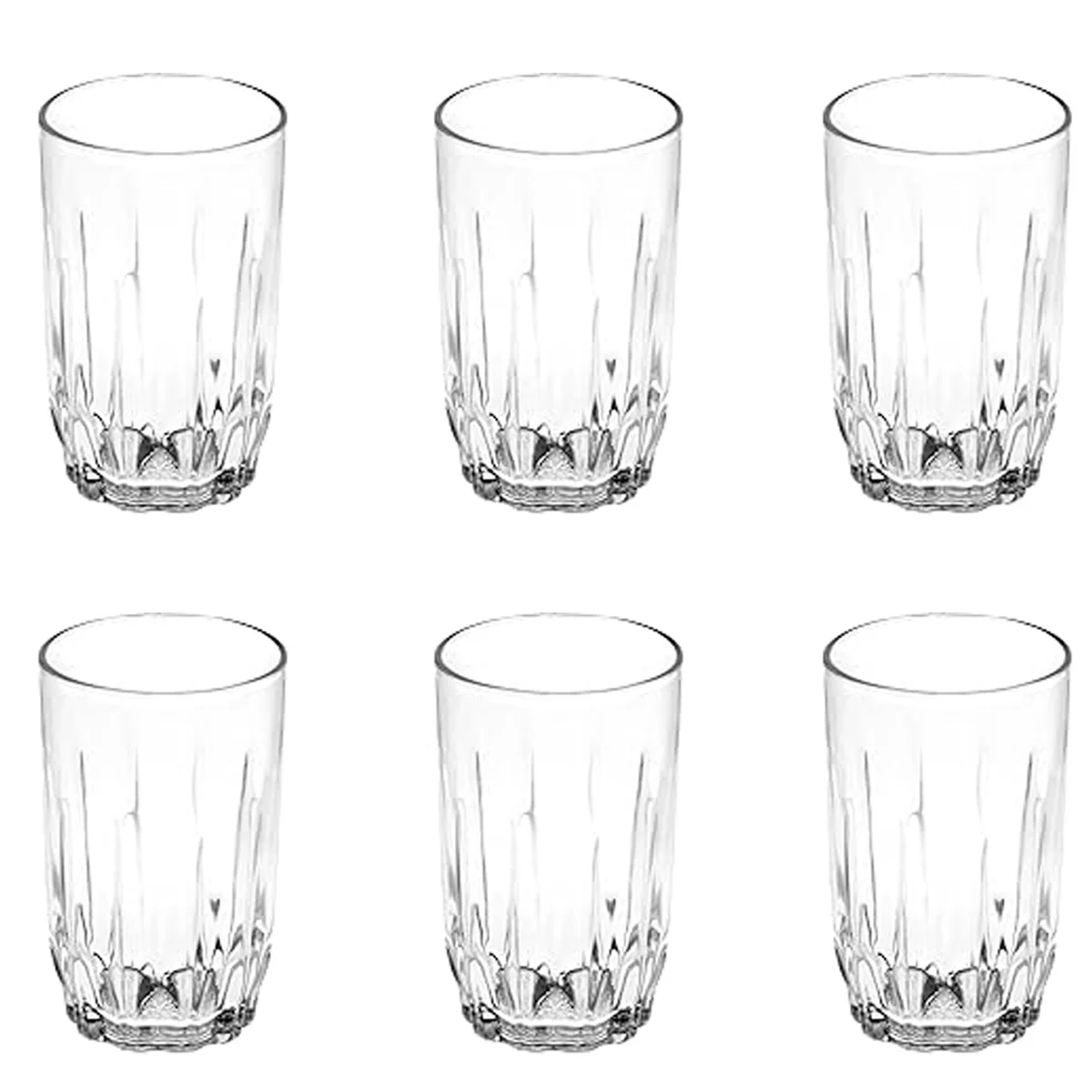 AM5692 Cello Glaze juice tumbler 260ml - 6pcs set - Image 2
