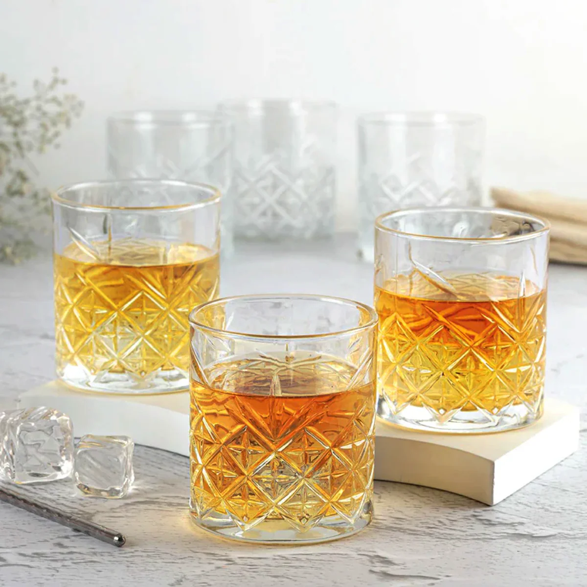 AM5694	Cello Classix, Swirl & Brilliant Design 325ml Tumbler - 6pcs set - Image 5