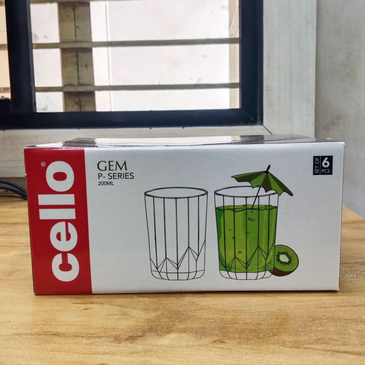 AM5695	cello gem juice tumbler 200ml - 6pcs set - Image 4
