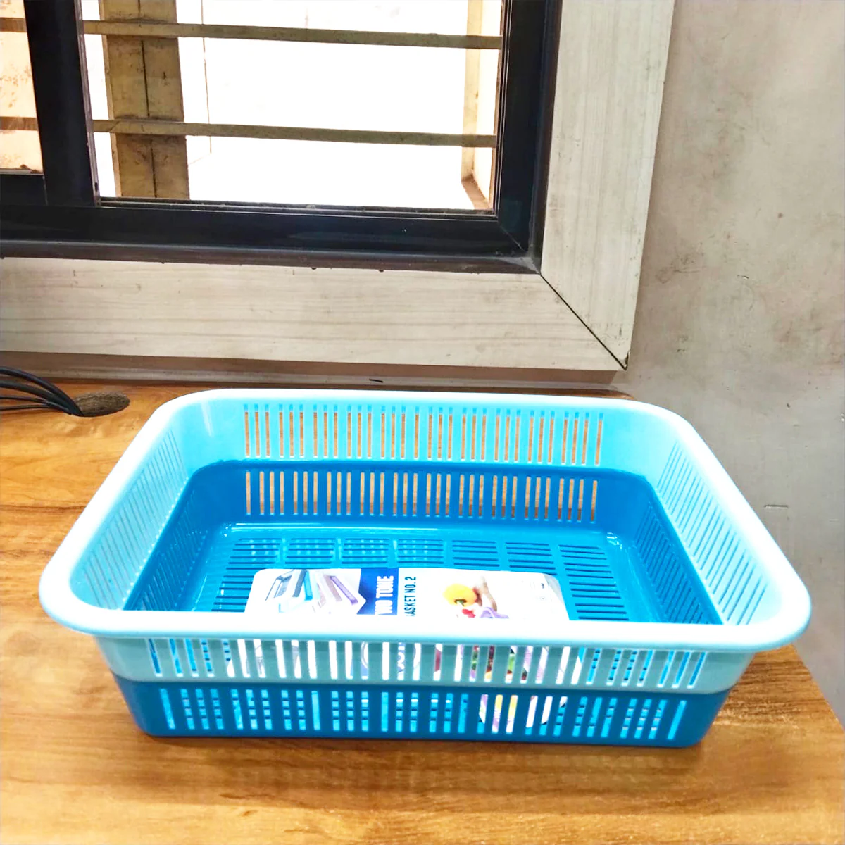 AM5719 JOYO Two Tone Multipupose Basket No.2 - Elegant & Tempting Design Basket - Image 6