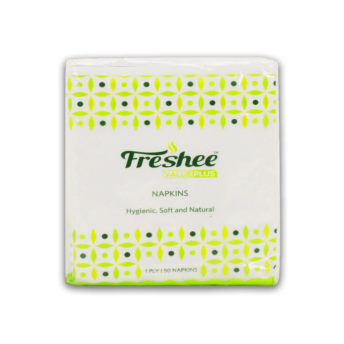 AM5729 Freshee Value Plus Paper Napkins - 1 Ply (50 Napkins) - 23cmx25cm - Image 2