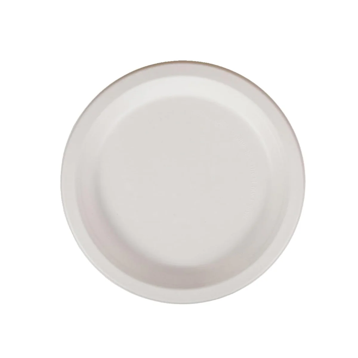 AM5734 Freshee Compostable Bagasse Round Plates (9inch, Pack of 10pc) Food Plate for Party, Wedding, Snack, Dinner - Image 4