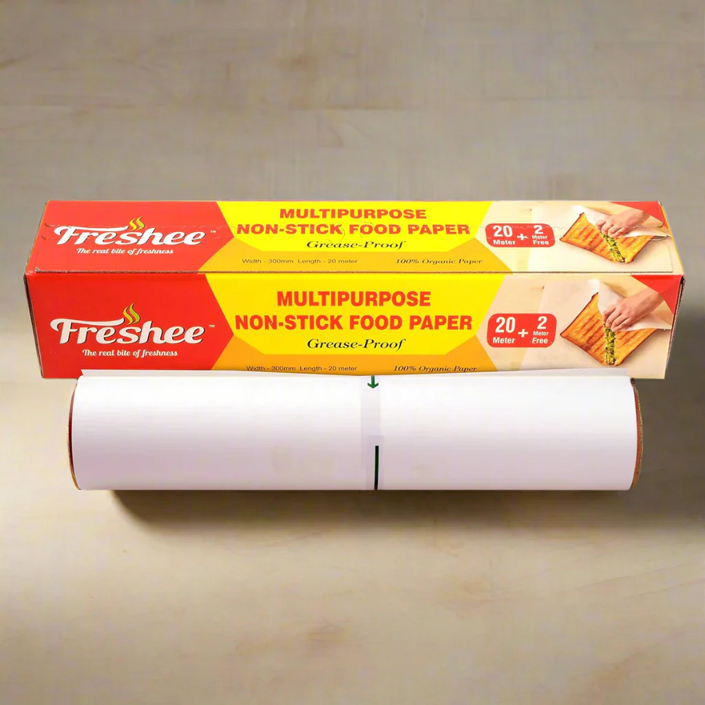 AM5742 Freshee Food Wrapping Paper & Cooking 22 Meter Greaseproof Paper Roll (Pack of 1) - Image 2