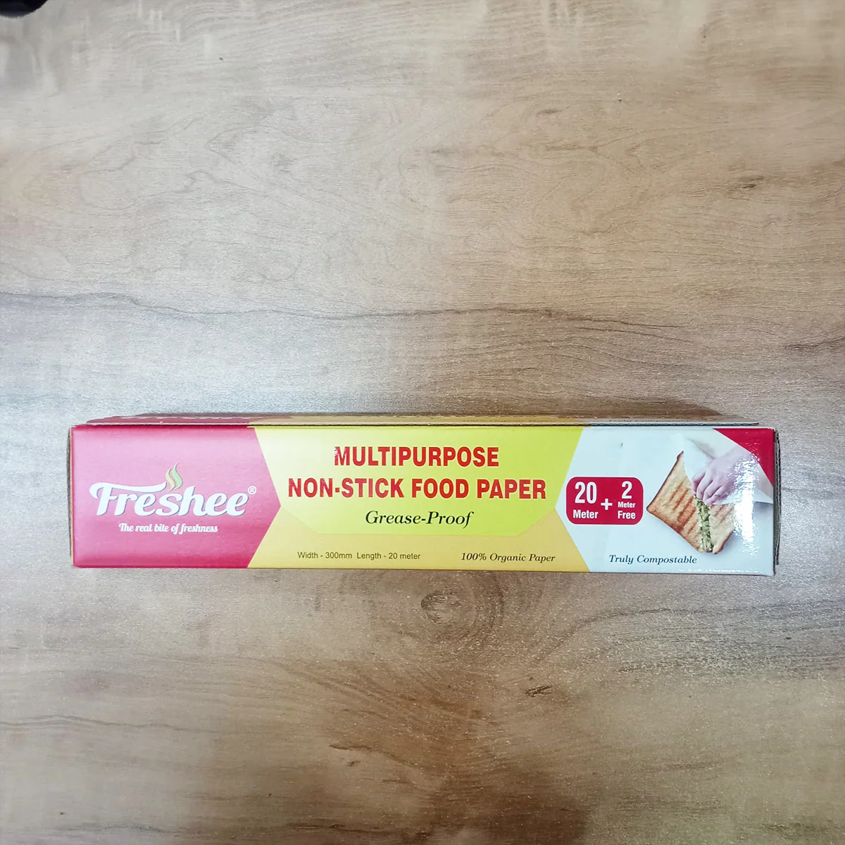 AM5742 Freshee Food Wrapping Paper & Cooking 22 Meter Greaseproof Paper Roll (Pack of 1) - Image 3