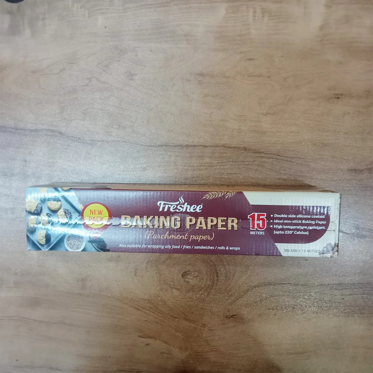 AM5743 Freshee Baking Paper Food Wraping 15 Meter Parchment Roll (Pack of 1) - Image 5