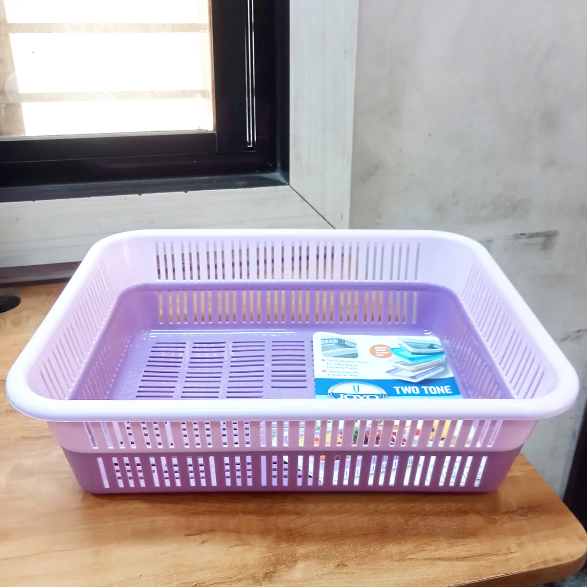 AM5745 JOYO Two Tone Multipupose Basket No.4 - Elegant & Tempting Design Basket - Image 2