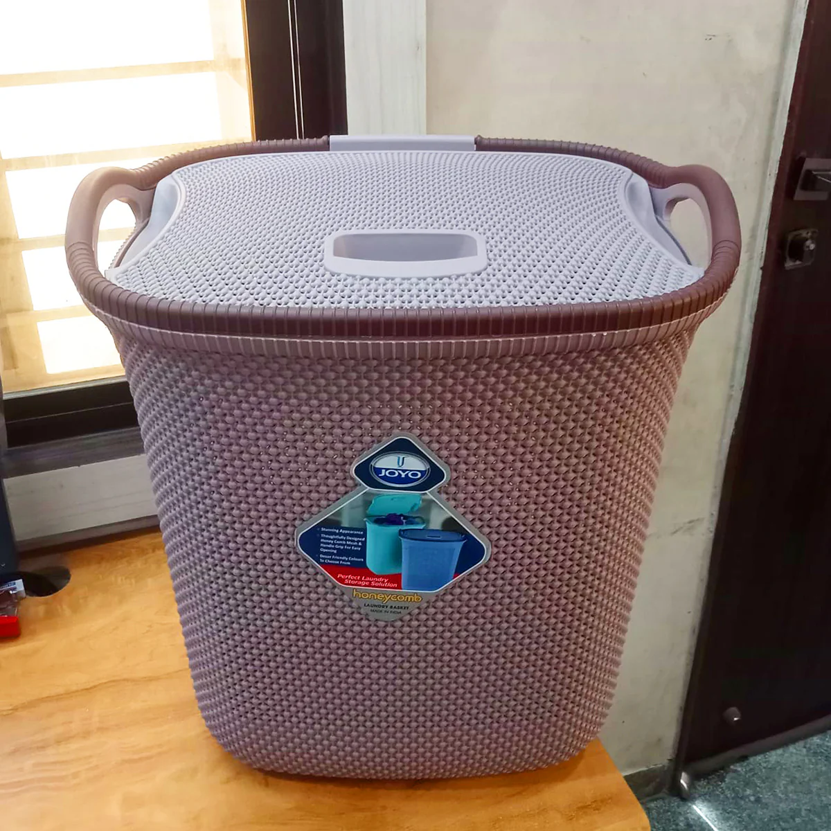 AM5750 JOYO Honey Comb Laundry Basket - (Small) - Image 6