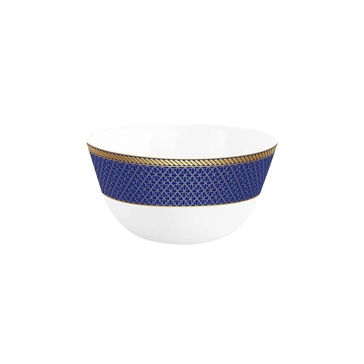 AM5752 Cello Opalware Solitaire Series Sapphire Dinner Set, 27 Units - Opal Glass Dinner Set for 1 | Crockery Set for Festive Ocassions, Parties | White Plate and Bowl Set - Image 10