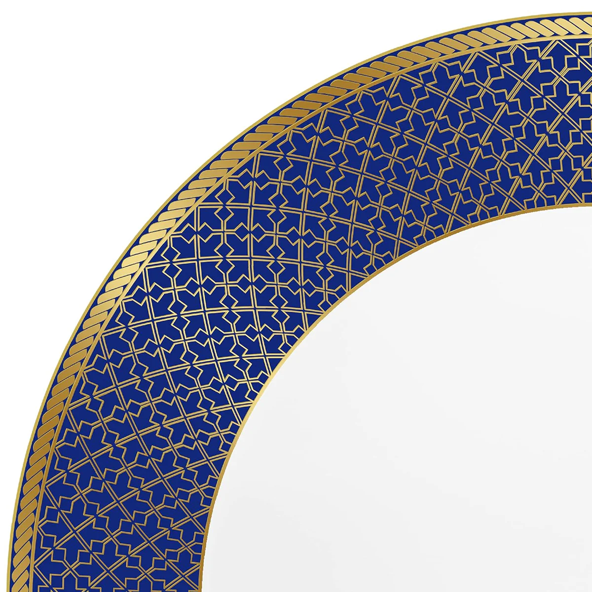 AM5752 Cello Opalware Solitaire Series Sapphire Dinner Set, 27 Units - Opal Glass Dinner Set for 1 | Crockery Set for Festive Ocassions, Parties | White Plate and Bowl Set - Image 7