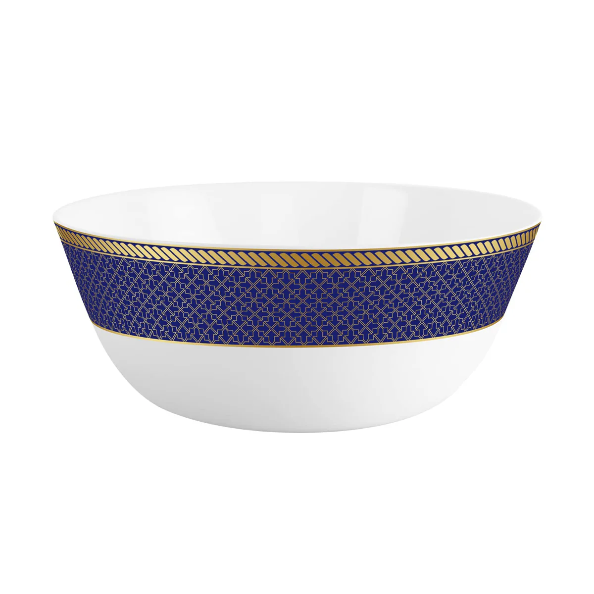 AM5752 Cello Opalware Solitaire Series Sapphire Dinner Set, 27 Units - Opal Glass Dinner Set for 1 | Crockery Set for Festive Ocassions, Parties | White Plate and Bowl Set - Image 8