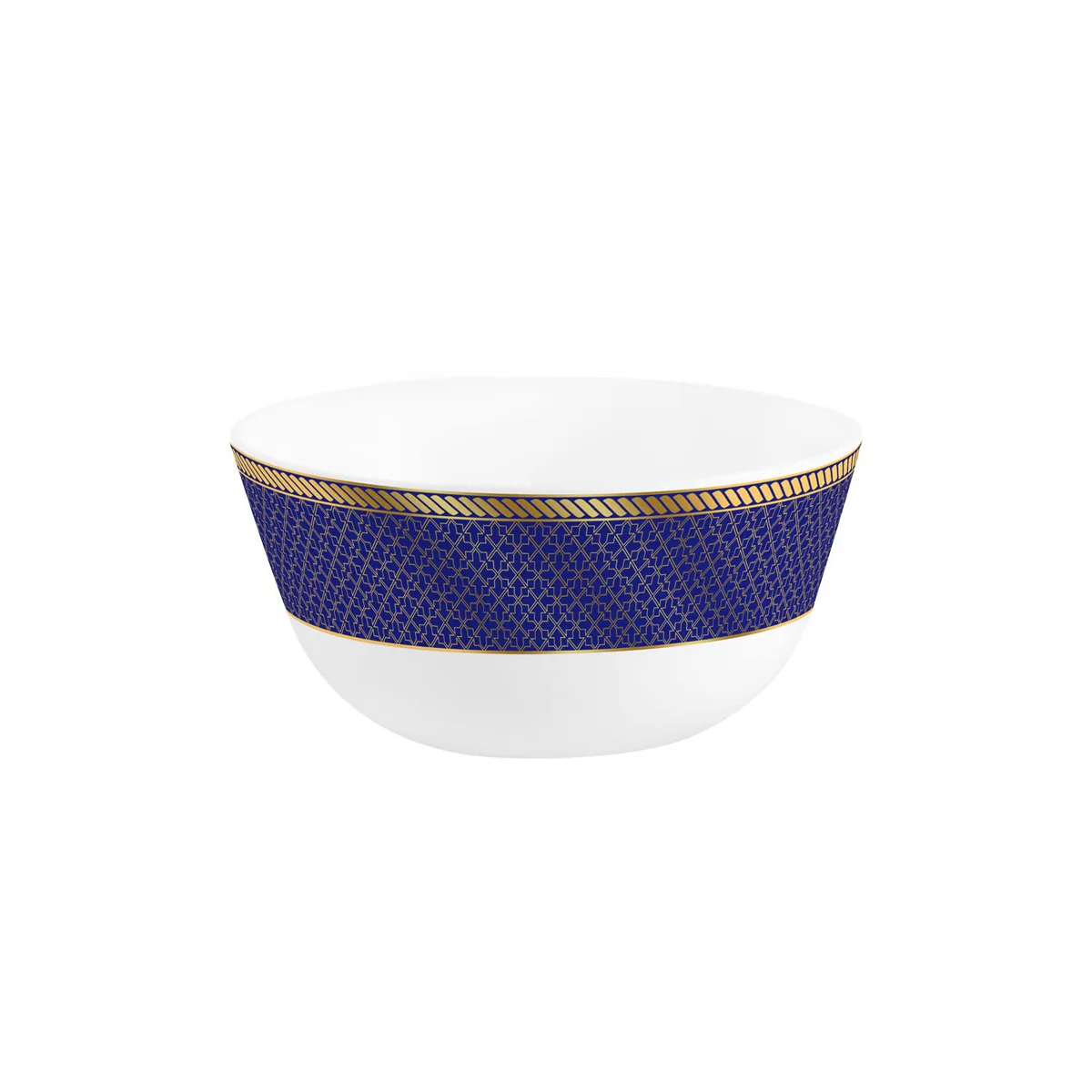 AM5752 Cello Opalware Solitaire Series Sapphire Dinner Set, 27 Units - Opal Glass Dinner Set for 1 | Crockery Set for Festive Ocassions, Parties | White Plate and Bowl Set - Image 9