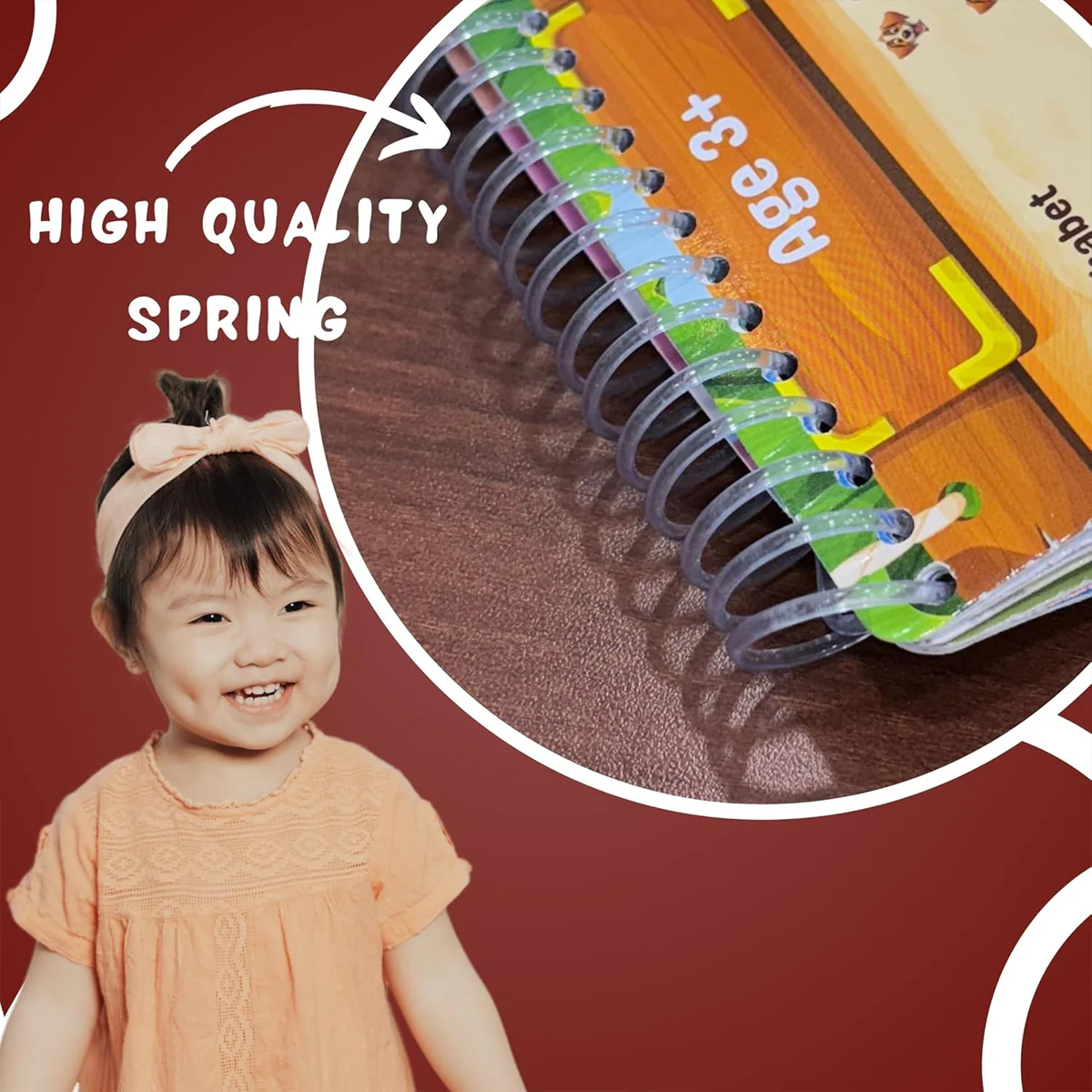 AM5787 Bade Natkhat All in One Early Learning Board Book (13 Category) - For Kids Velcro Book - Image 7