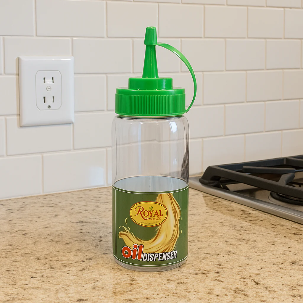 AM5788 Plastic Transparent Oil Dispenser - Cooking Oil Dispenser Bottle