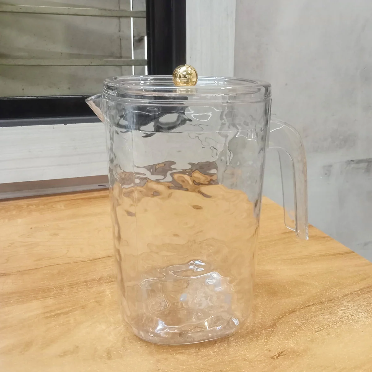AM5789 Transparent Square Jug - Unbreakable Stylish Drinking Beverage, Soft Drinks & Water Jug with Plastic Lid - Image 8