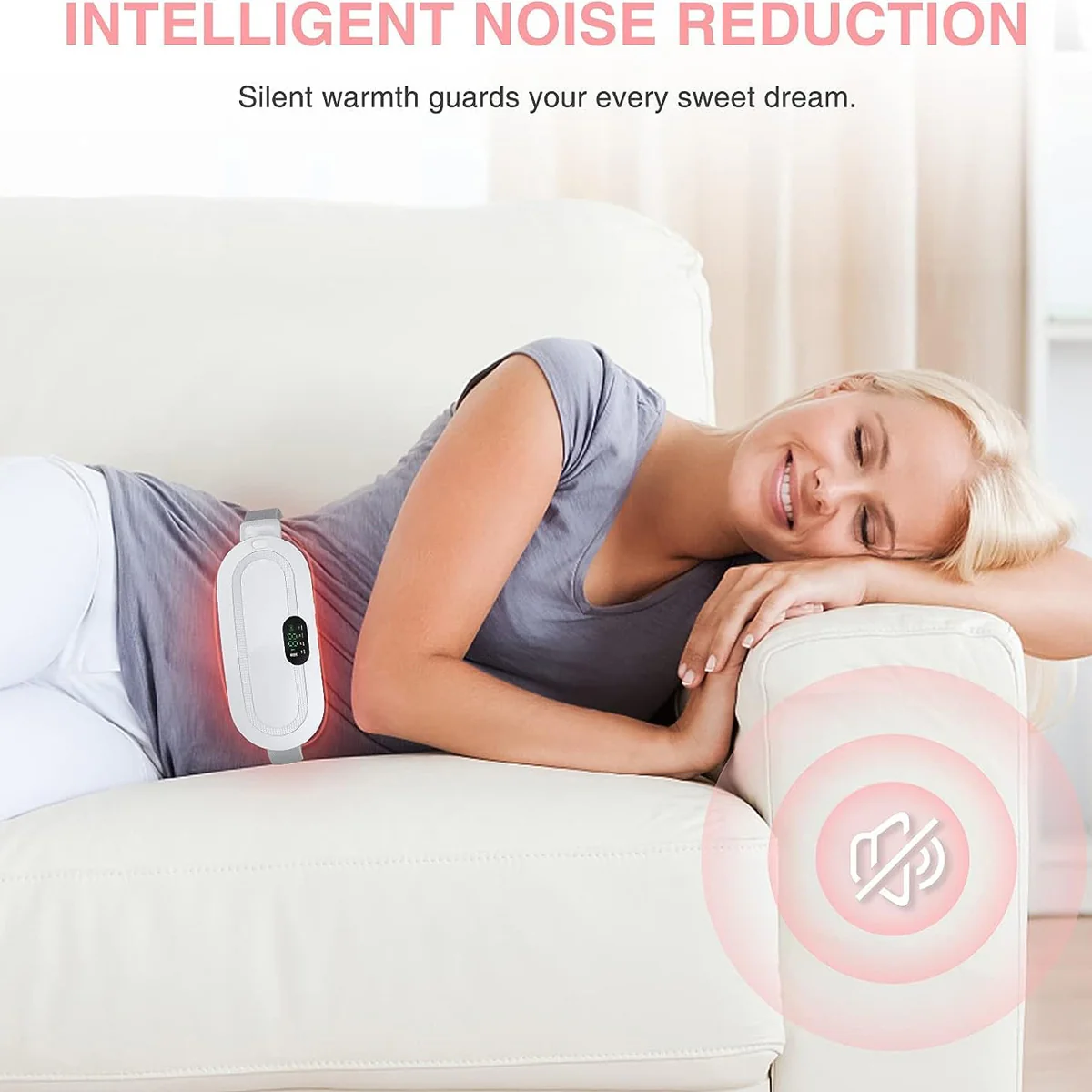 AM5793 Portable Cordless Heating Pad for Menstrual Cramps Relief - Image 3