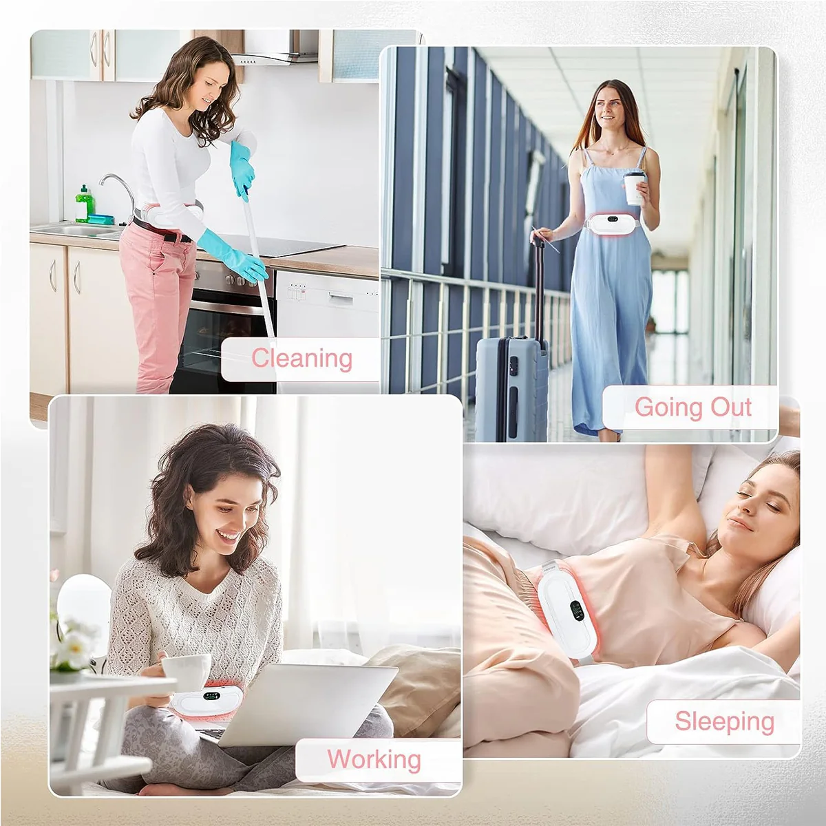 AM5793 Portable Cordless Heating Pad for Menstrual Cramps Relief - Image 5