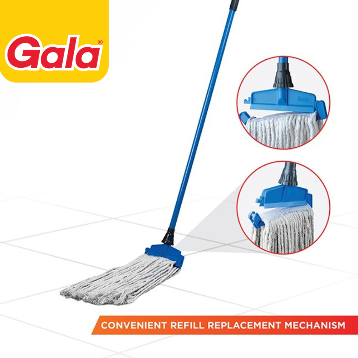 AM5811 Gala Easy Clip n Fit Floor Mop - Image 5