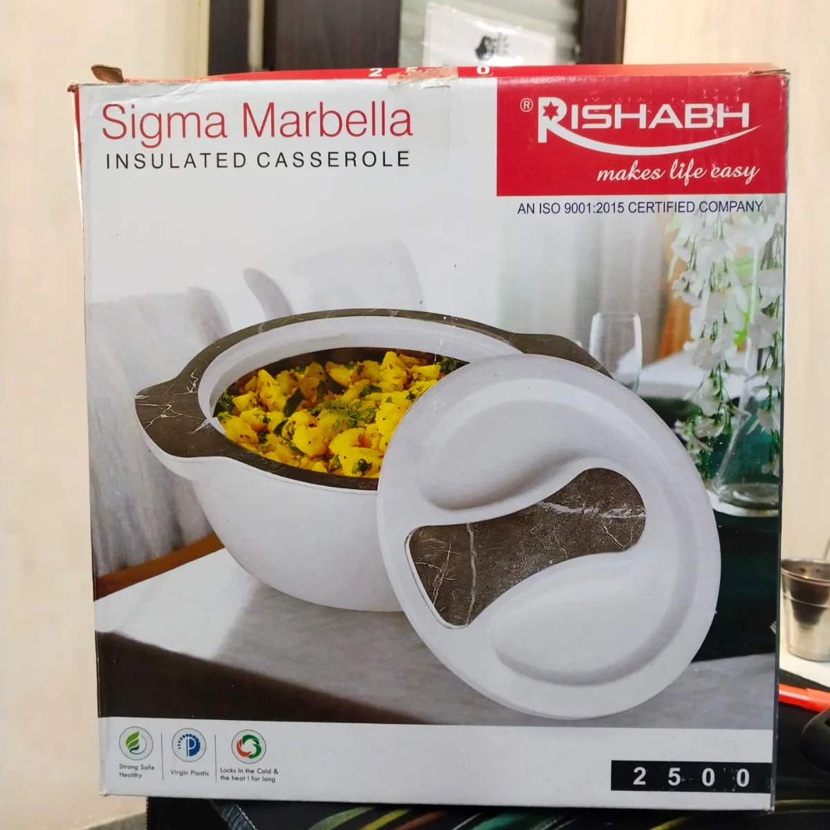 AM5838 Rishabh Sigma Marbella Insulated Casserole - 1 pcs - Image 7