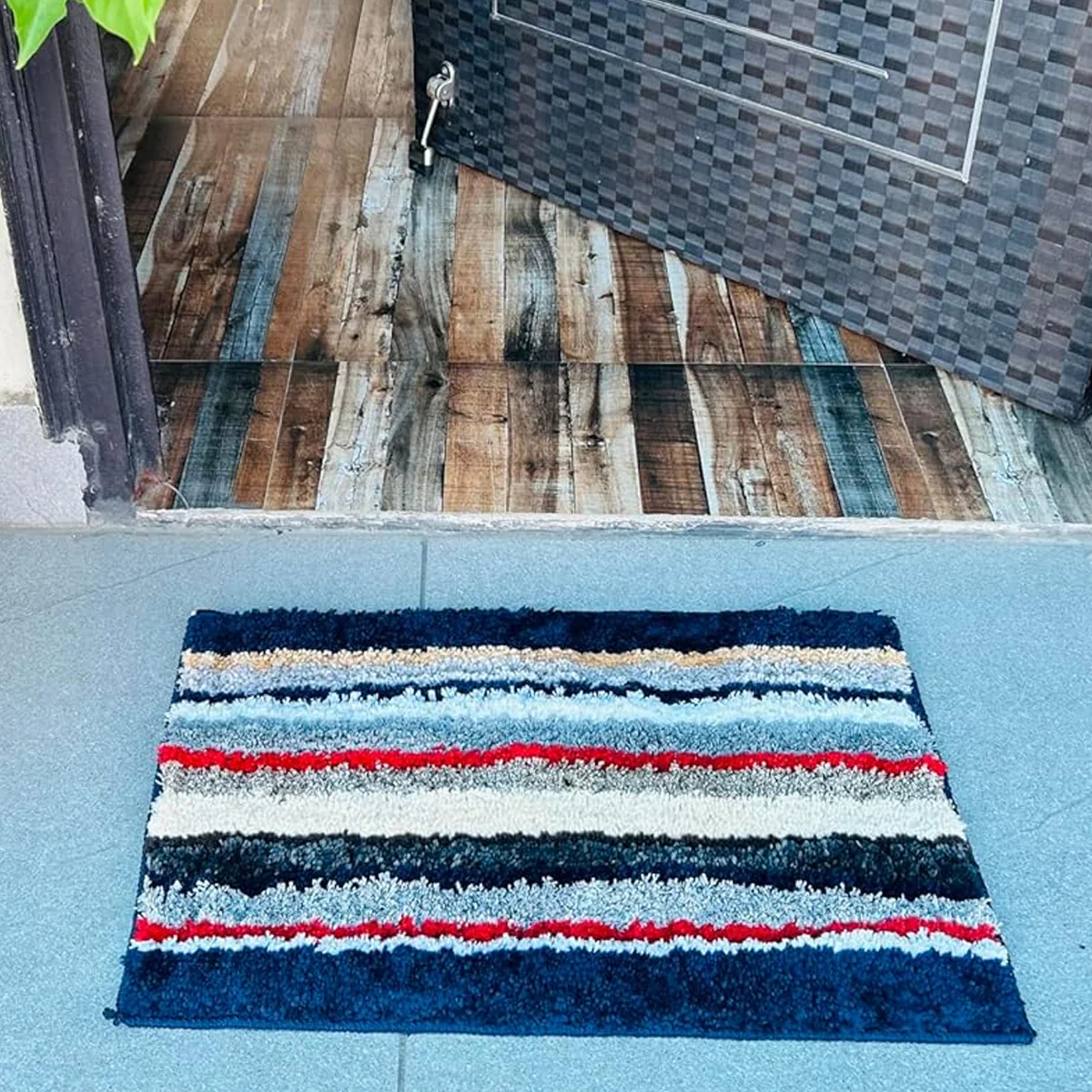 AM5845 Anti Slip Layer Doormats (A 13X19 Inch)- Multicolour for Home & Office - Image 2
