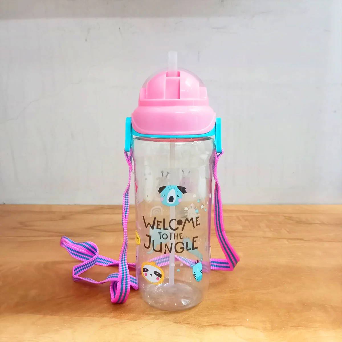 AM5859 Cutie Baby Feeding Cup with Straw 600 Printed Feeding Drinking Handle Kids Water Bottles - Image 6
