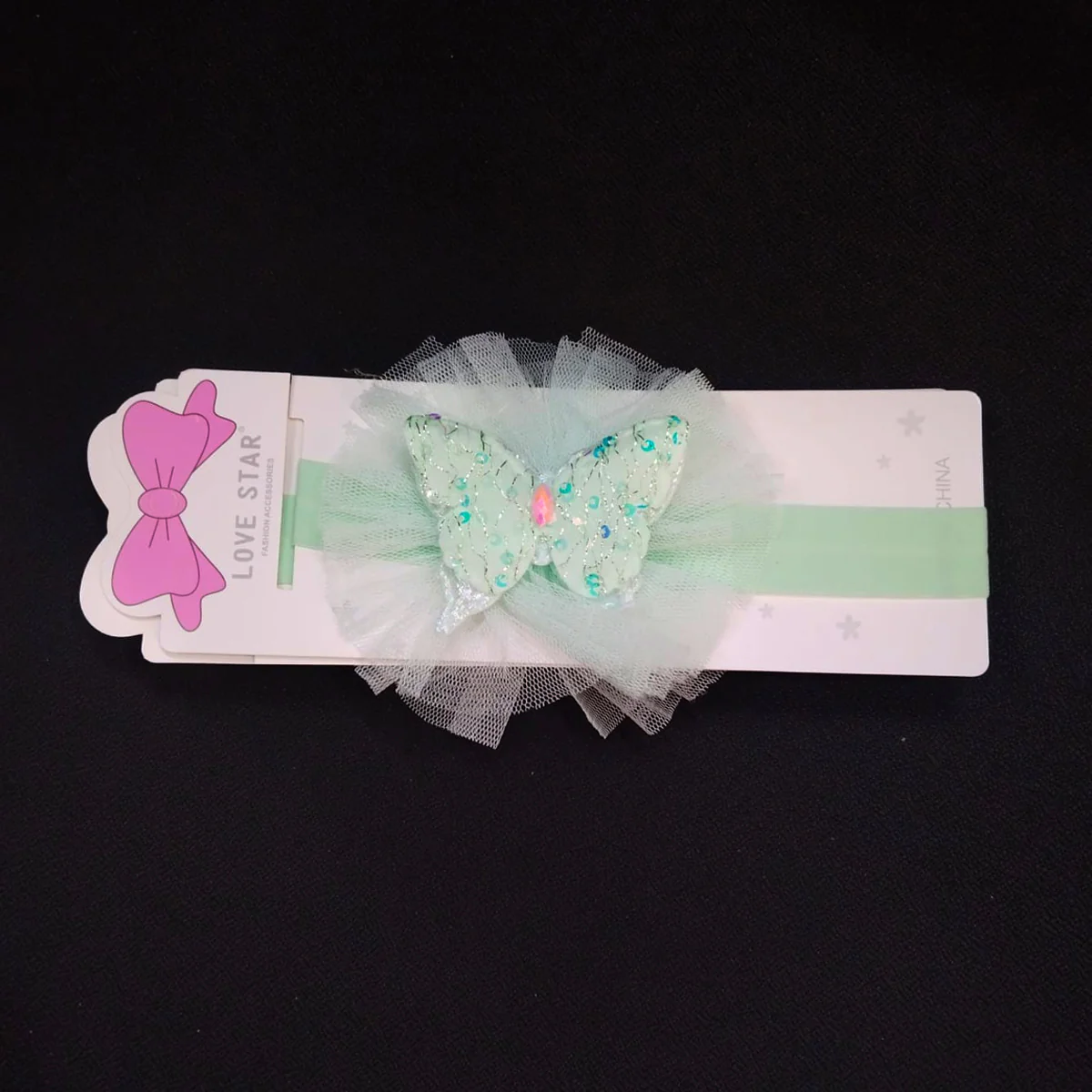 AM5874 Sequin Butterfly Headband for Girls - Multicolor - Image 4