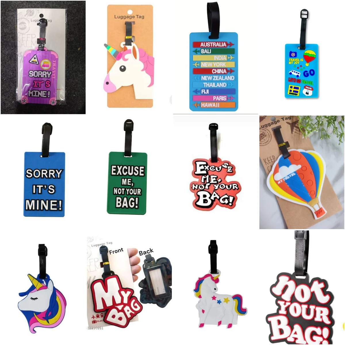 AM5900 Silicon Luggage Tag - Pack of 1 - Image 4
