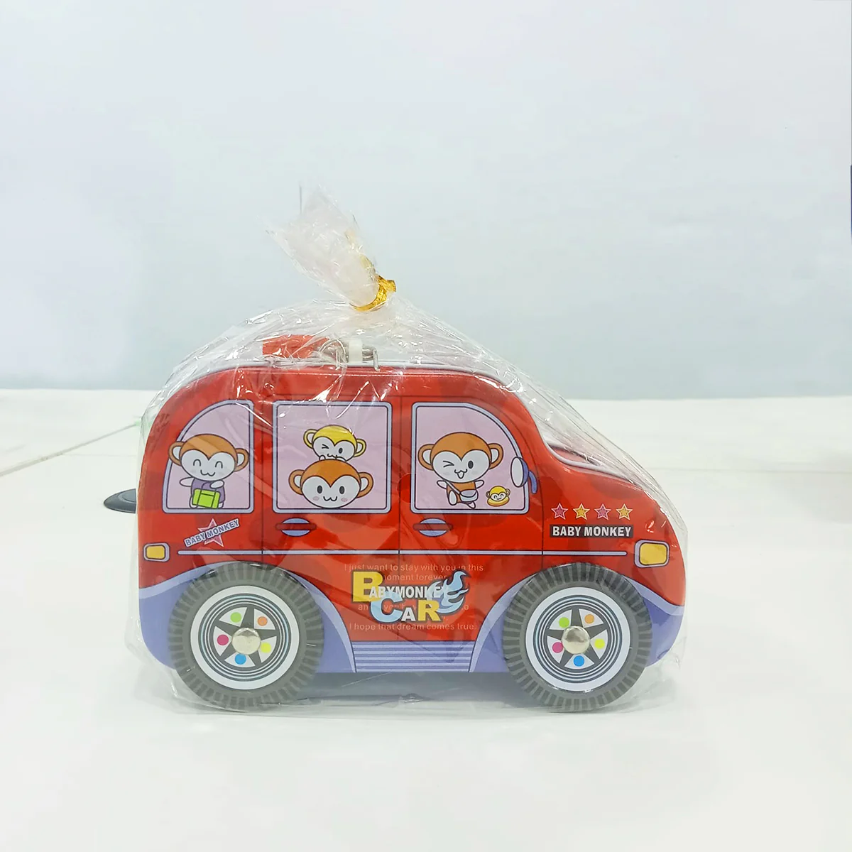 AM5901 S24 Car Shape Money Saving Piggy Bank with Lock and Key for Kids - Image 8