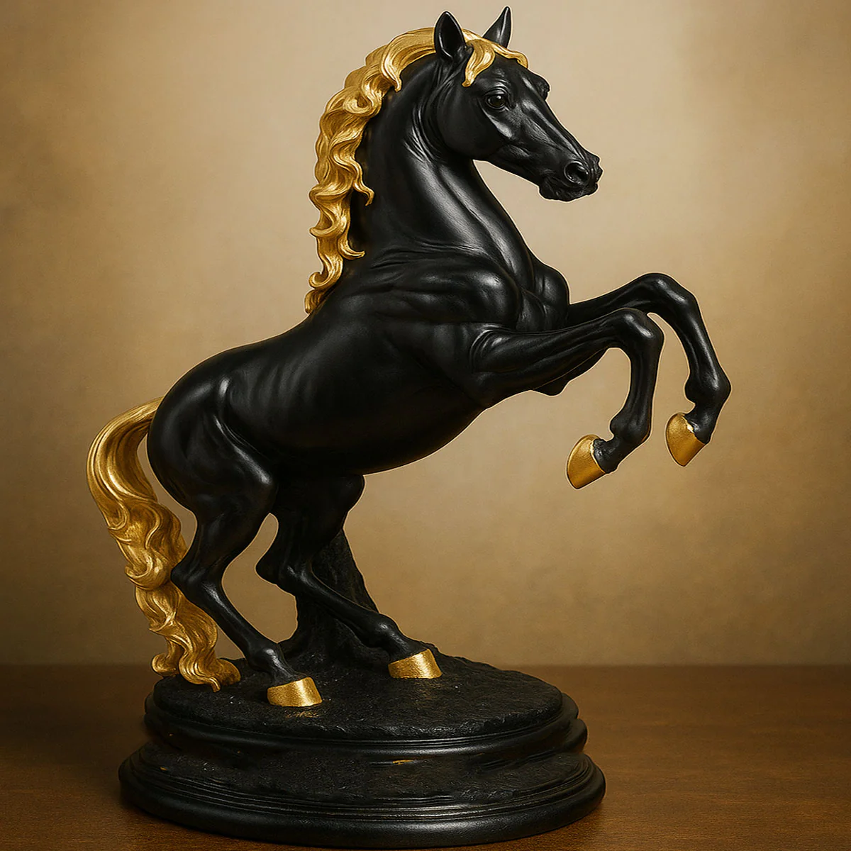 AM5934 Rearing Resin Horse Showpiece - Image 3