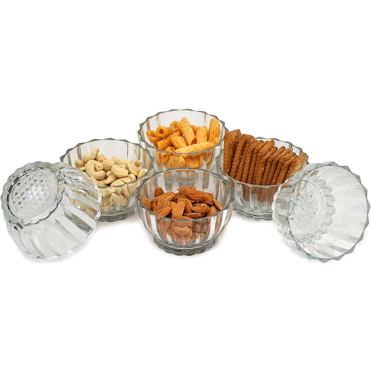 AM5964 Crystal Glass Ice Cream and Dessert Bowl - Set of 6 Pcs 150 ml - Image 2