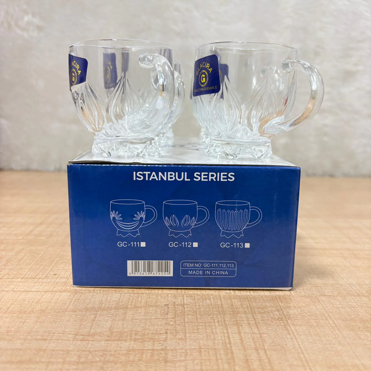 AM5978 Glass Tea Cups – 94 ml – Set of 6 - Image 9