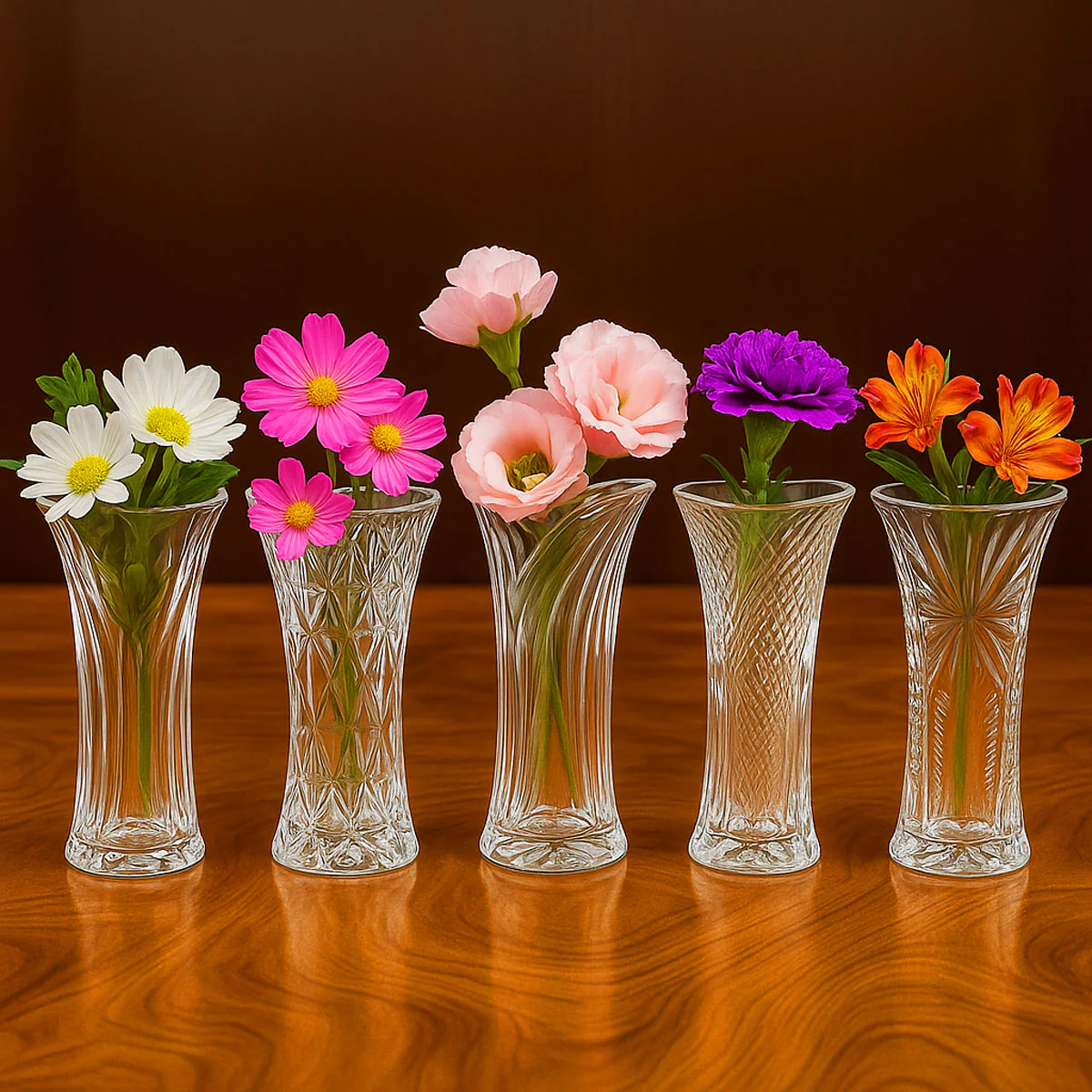 AM5989 Elegant Crystal Flower Vase (Multidesign) - Image 2