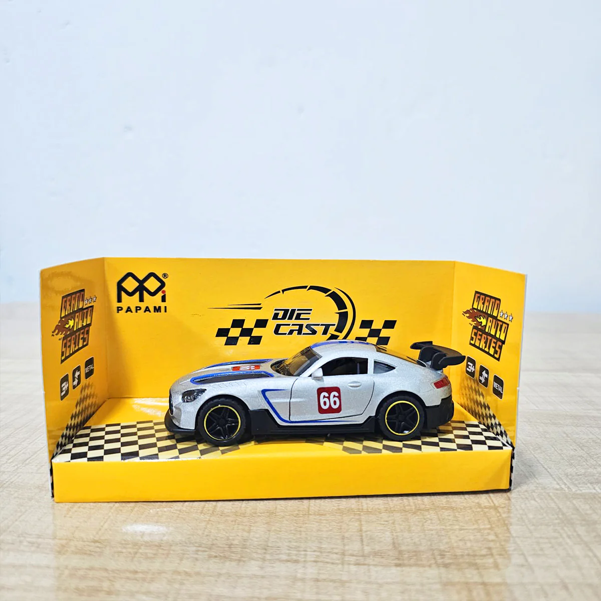 AM5994 PAPAMI Metal SUV Sports Car β Diecast Model with Openable Doors, Pullback Action, Racing Design, Durable Alloy Toy for Kids & Collectors - Image 4