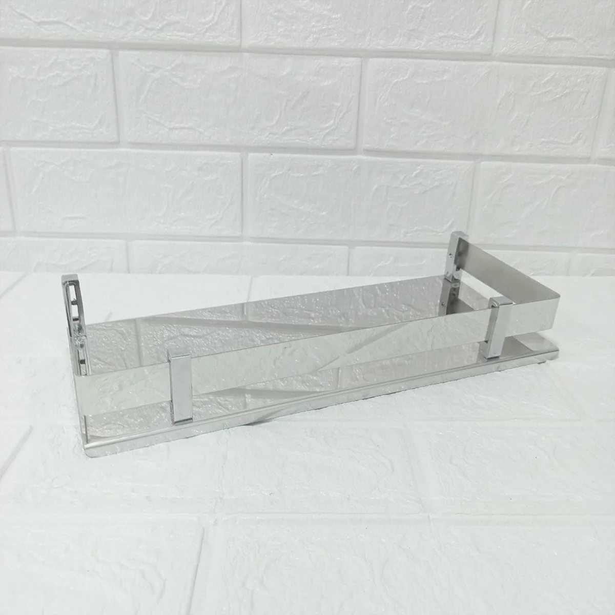 AM6058 Stainless Steel Bathroom Shelf (12x5 Inch) - Wall-Mounted Bath Accessories Holder - Image 6